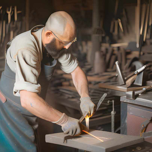 Beginner blacksmithing tips when drawing out