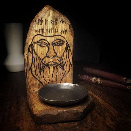 Bring the Norse Gods to Your Home: Asatru Altar Candle Holder