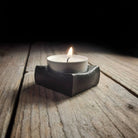 Rustic tea light holders