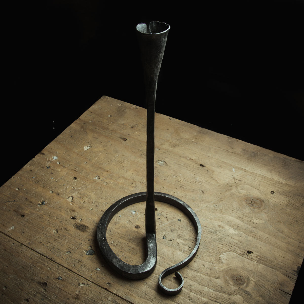 iron candle holder